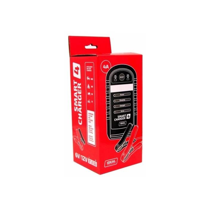 Redresor auto SMART CHARGER 4 IDEAL 6/12V 4A 120Ah Redresor auto SMART CHARGER 4 IDEAL 6/12V 4A 120Ah