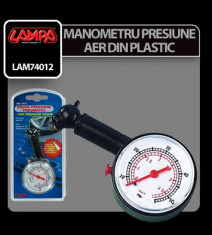 Manometru presiune aer din plastic Lampa - CRD-LAM74012 foto