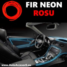 Fir NEON culoare ROSU (lungime 2M) foto