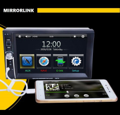 Player Video 7 inch HD, TouchScreen, 2DIN cu MirrorLink (AR-7653TM) foto