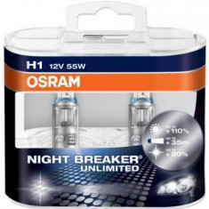 Set 2 becuri H1 Osram Night Breaker Unlimted foto