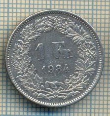11810 MONEDA - ELVETIA - 1 FRANC - ANUL 1984 -STAREA CARE SE VEDE