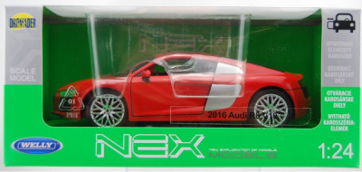 Macheta AUDI R8 V10 - 2016 - Welly scara 1:24 foto