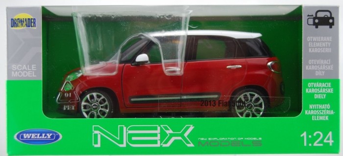 Macheta FIAT 500 L - 2013 - Welly scara 1:24