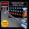 Neon interior LED-TUBE, 10 LED, 42 cm, 12V - ROSU