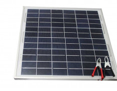 Panou Solar incarcare baterie auto - 15W foto