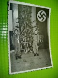 WW2-al 3 lea Reich-Foto mica raritate Copii Craciun sub brad sub insemnul part.