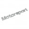 Emblema auto Motorsport (reliefata 3D) - cu banda adeziva
