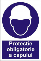 Protectie obligatorie a capului foto