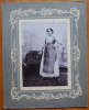 Foto pe carton , Valeria Gusca din Garliste , Goruia , Caras Severin , 1912