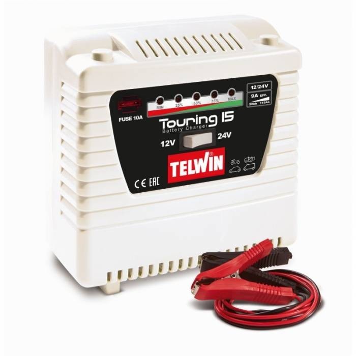 Redresor auto 12V 24V TOURING 15 TELWIN Redresor auto 12V 24V TOURING 15 TELWIN