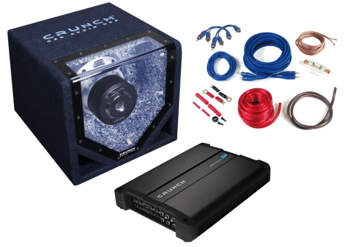 Pachet Bass Auto (Amplificator, Statie + Subwoofer Bass + Kit de Cabluri) Crunch Definition 400 W 20 cm - BLO-CPX 1000.4 Pachet Bass Auto (Amplificator, Statie + Subwoofer Bass + Kit de Cabluri) Crunch Definition 400 W 20 cm - BLO-CPX 1000.4