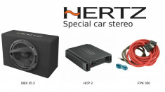 Pachet Audio Bass Compact Hertz 600W foto