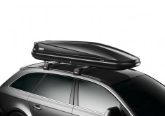 Cutie portbagaj auto cu prindere pe barele transversale Thule Touring 700 Negru Metal - PGB-700 foto