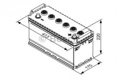 Baterie auto, acumulator Bosch T30 730, 110 Ah - IC77735 foto