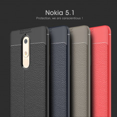 Husa / Bumper Antisoc model PIELE pentru Nokia 5.1 foto