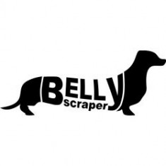 Stickere auto Belly scraper foto