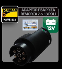 Adaptor fisa priza remorca 7-13 poli Kamar - CRD-KAME1338 foto