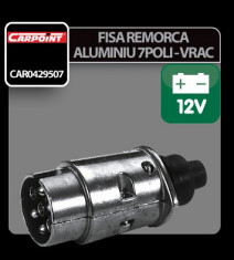 Fisa remorca aluminiu 7 poli Carpoint 12V Vrac - CRD-CAR0429507 foto