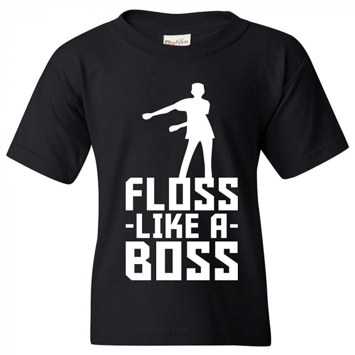 Tricou FORTNITE T-Shirt Floss Like A Boss 9-11 ani + Bratara CADOU !!