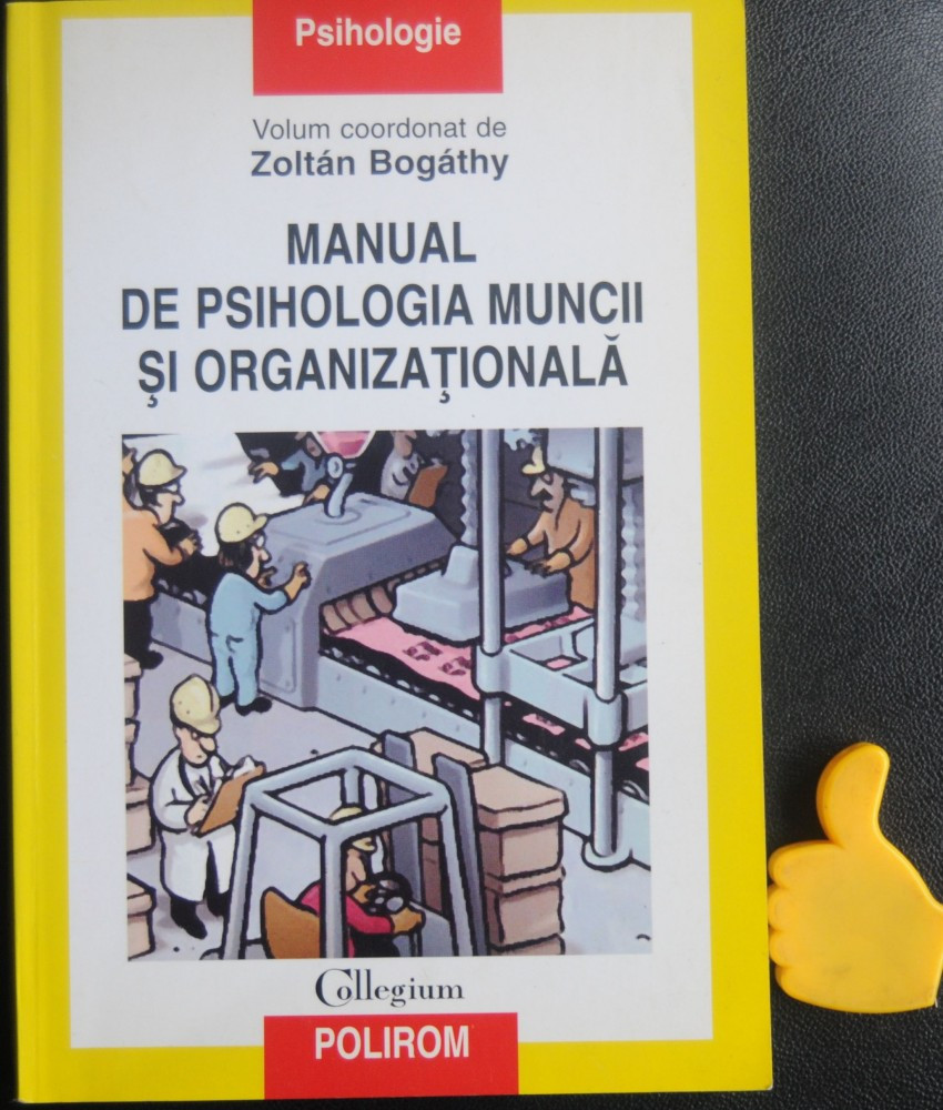 Manual De Psihologia Muncii Si Organizationala Zoltan Bogathy | Arhiva ...