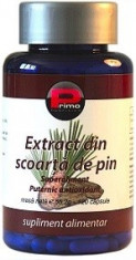 Scoarta de pin extract, antiimbatranire, astm, alergii, imunitate,inima, 120 cap foto