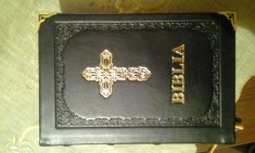Biblia Ortodoxa de la 1914 originala cu filigram pe fiecare pagina foto
