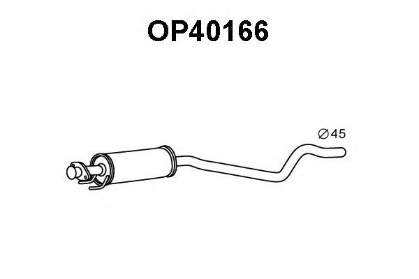 Toba esapamet intermediara Opel Astra F 1.6 i 1.4 VENEPORTE - OP40166 Toba esapamet intermediara Opel Astra F 1.6 i 1.4 VENEPORTE - OP40166