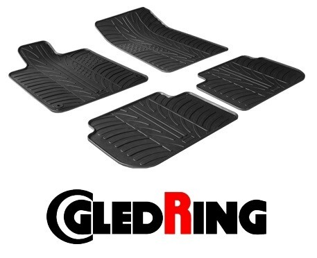 Set covorase auto din cauciuc Renault Laguna 3 2007-, Gledring , 4 buc. Set covorase auto din cauciuc Renault Laguna 3 2007-, Gledring , 4 buc.