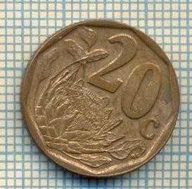 11861 MONEDA - AFRICA DE SUD - 20 CENTS - ANUL 2007 -STAREA CARE SE VEDE foto