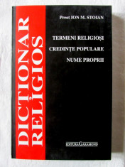 &amp;quot;DICTIONAR RELIGIOS&amp;quot;, Ed. II, Preot Ion M. Stoian, 1994. Carte noua foto