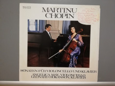 Chopin/Martinu ? Sonatas for Cello &amp;amp; Piano (1970/Decca/ RFG) - Vinil/RAR/Ca Nou foto