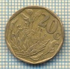 11866 MONEDA - AFRICA DE SUD - 20 CENTS - ANUL 1995 -STAREA CARE SE VEDE