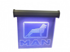 PLEXIGLAS GRAVAT SI ILUMINAT - MAN 15X15CM (MIC) foto