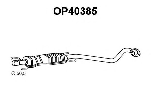 Toba esapamet intermediara Opel Astra G (f07_) 1.6 16V 1.8 VENEPORTE - OP40385 Toba esapamet intermediara Opel Astra G (f07_) 1.6 16V 1.8 VENEPORTE - OP40385