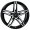 Janta ALUTEC POISON DIAMANT SCHWARZ FRONTPOLIERT 4X108 R16 ET18