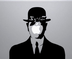 Laptop Vinyl Sticker Rene Magritte Son of Man foto