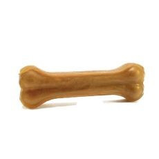 Bone for dogs from beef skin - 20 cm foto