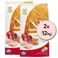 Farmina N&amp;amp;D dog LG ADULT MAXI Chicken &amp;amp; Pomegranate 2 x 12 kg foto