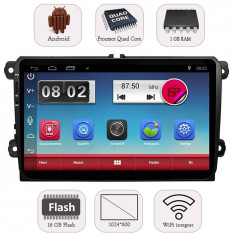 Navigatie GPS Auto Multimedia Audio Video cu Touchscreen HD 9 Inch, Android, Wi-Fi, BT, USB, Seat Leon 2005 - 2012 foto