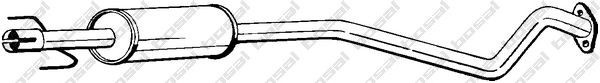 Toba esapamet intermediara Opel Astra G (f35_) 1.7 DTI 16V TD BOSAL - 284-367 Toba esapamet intermediara Opel Astra G (f35_) 1.7 DTI 16V TD BOSAL - 284-367
