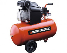 Compresor aer comprimat Black&amp;amp;Decker 205/50 50l 8 bari, cu ulei foto