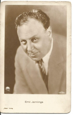 (B) carte postala-ACTORI-Emil Jannings foto