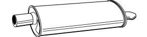 Toba esapament finala Opel Astra F (56_, 57_) 1.7 D WALKER - 70338 Toba esapament finala Opel Astra F (56_, 57_) 1.7 D WALKER - 70338