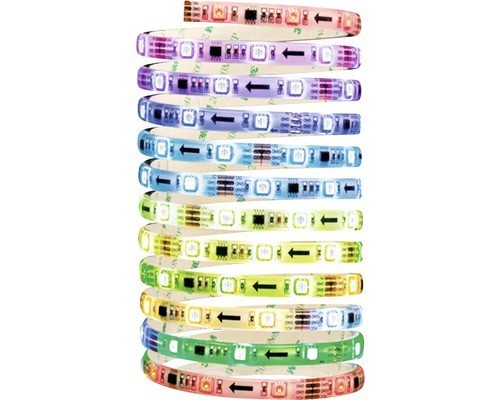 Banda LED RGB digitala Paulmann 3m 14W, incl. telecomanda si transformator Banda LED RGB digitala Paulmann 3m 14W, incl. telecomanda si transformator