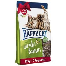 Happy Cat Supreme Adult Weide-Lamm 10 + 2 kg GRATUIT foto