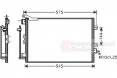 Radiator clima pentru Renault Modus / Grand (f/jp0_) 1.4 (JP01, JP0J) 1.6 (JP03, JP0B, JP0U, JP0Y, JP1G) (JP0L, JP0V) VAN WEZEL - 43005417 foto
