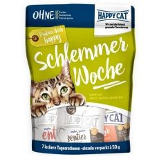 Happy Cat Schlemmerwoche - hrana pentru 7 zile, 7 x 50 g foto