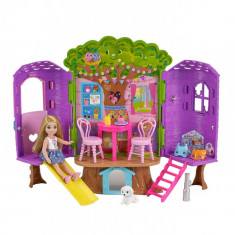 Set de Joaca Mattel Barbie Chelsea - Casuta din Copac (FPF83) foto