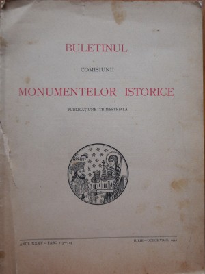 Buletinul comisiunii monumentelor istorice , Iul. - Oct. 1942 , Curtea Veche foto